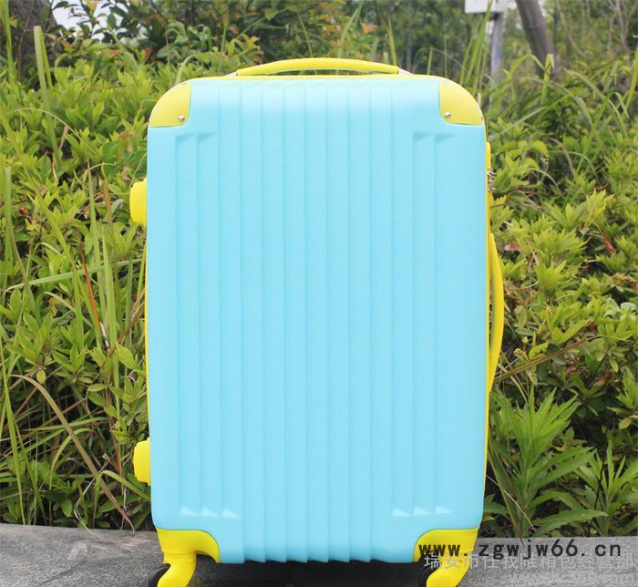 万向轮旅行箱,撞色拉杆箱,包角拉杆箱,男女行李箱,包角撞色拉杆箱e图3
