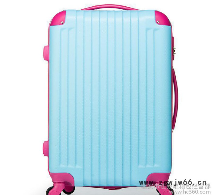万向轮旅行箱,撞色拉杆箱,包角拉杆箱,男女行李箱,包角撞色拉杆箱e图2