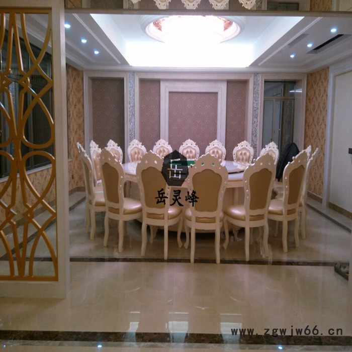 岚慧电动餐桌 电动餐台 北京超大餐桌厂家 电动餐桌转盘电动机图2