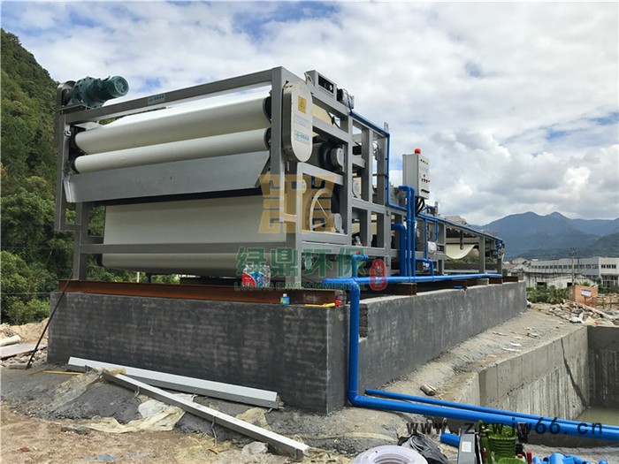 沙场污水处理压滤机,污泥脱水机冲洗喷嘴,南平污泥脱水机,广州绿鼎** 泥浆分离机图5