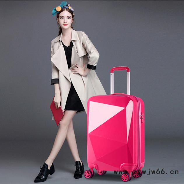 花花王子 万向轮行李箱女拉杆箱 密码箱登机箱24寸箱包黄色货号20151112510图3