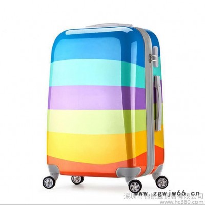 20寸24寸登机箱 行李箱 万向轮拉杆箱 糖果色密码箱