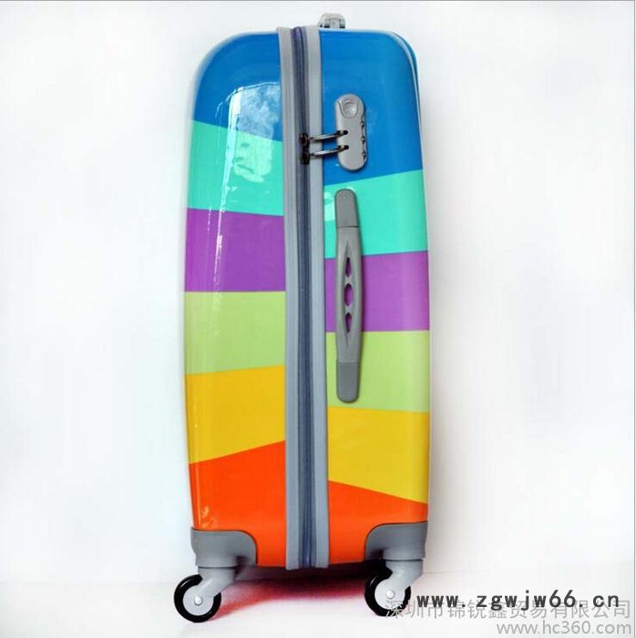 20寸24寸登机箱 行李箱 万向轮拉杆箱 糖果色密码箱图3