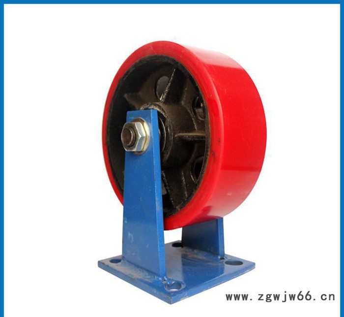 6寸超重型脚轮工业推车万向轮平板车手推车轮子不带刹车4轮4吨图2