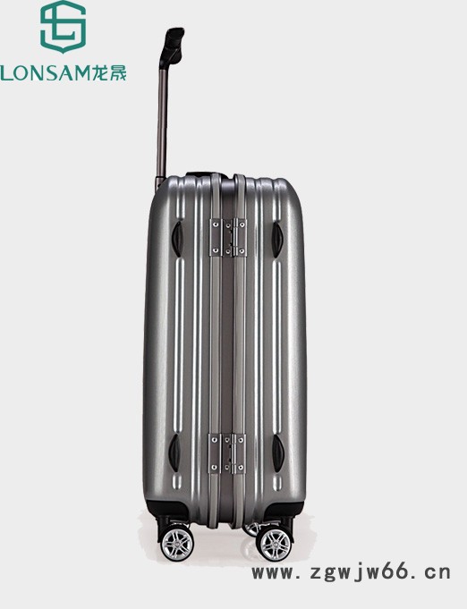 广东龙晟GAB8130防刮拉杆箱男商务旅行箱女单杆行李箱万向轮海关密码锁青年图4