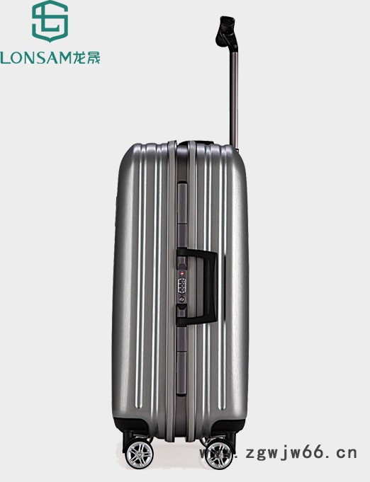 广东龙晟GAB8130防刮拉杆箱男商务旅行箱女单杆行李箱万向轮海关密码锁青年图2