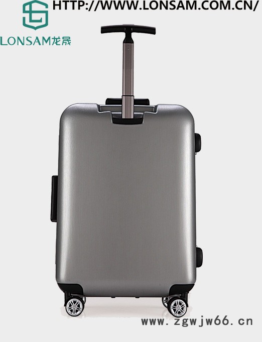 广东龙晟GAB8130防刮拉杆箱男商务旅行箱女单杆行李箱万向轮海关密码锁青年图3