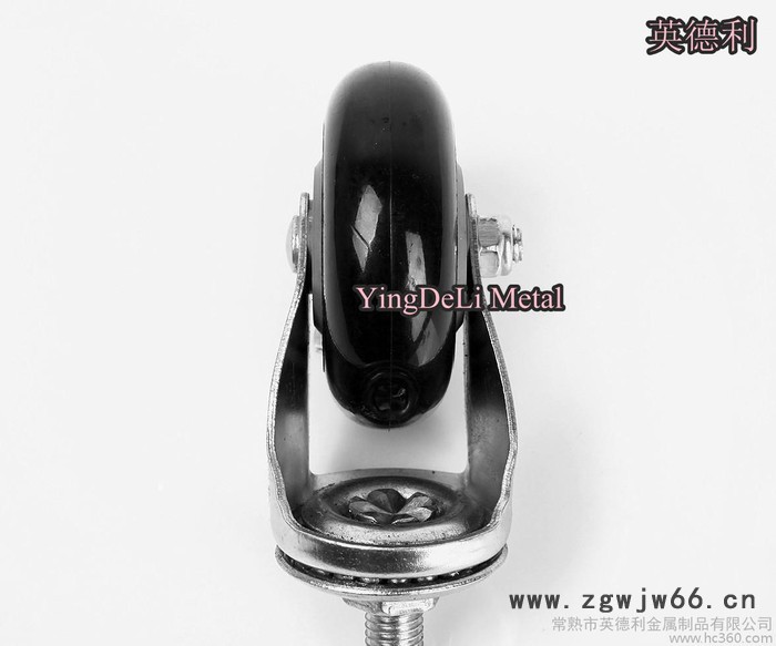 超市购物车脚轮 万向轮 载重轮 电梯轮 3寸PU图3