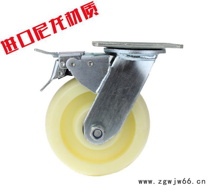 直销4寸5寸6寸8寸万向轮重型小推车小车轮子转椅轮尼龙轮图3