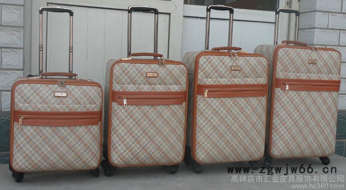 拉杆箱工厂供应保罗沙龙品牌拉杆箱P-005#万向轮拉杆旅行箱商务风格欧美豹纹图2