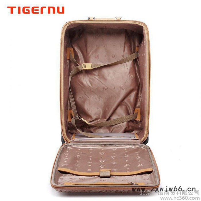 泰格奴2016新款 拉杆箱万向轮行李箱女登机箱商务箱男 时尚豹纹图3