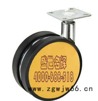 彩色万向轮 家具脚轮 内外牙螺母 三合一连接件 玻璃夹 刺母图3