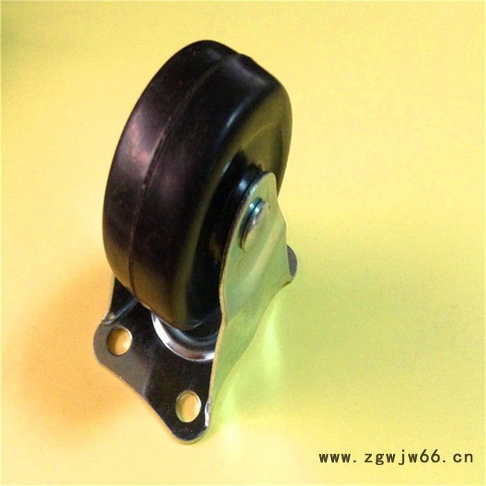批发1.5、2寸砚 塑脚轮家具万向轮橡胶轮子塑料轮子 小推车专用脚轮 推车脚轮图3
