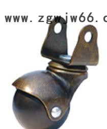 古铜平板万向轮 脚轮 三合一连接件 内外牙螺母 玻璃夹 碟母图2