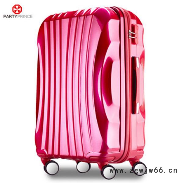 花花王子 拉杆箱万向轮旅行箱 密码箱包24寸行李箱女潮黄色货号20173图4