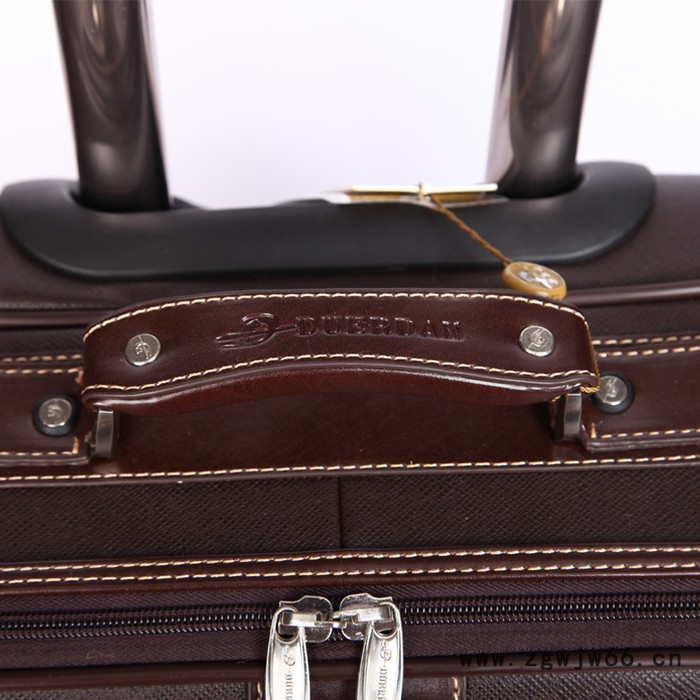 都尔丹PVC 面料防水万向轮登机箱拉杆箱商务休闲旅行箱密码图2