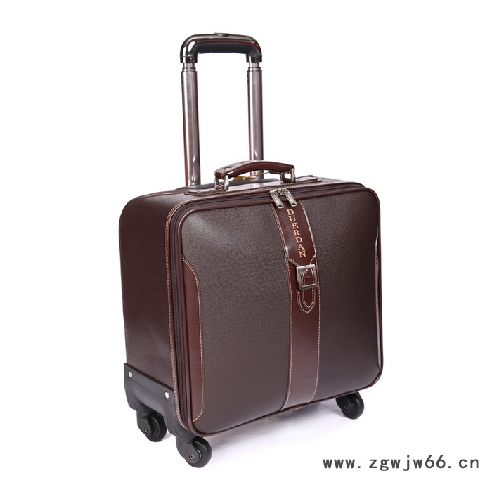 都尔丹PVC 面料防水万向轮登机箱拉杆箱商务休闲旅行箱密码图3