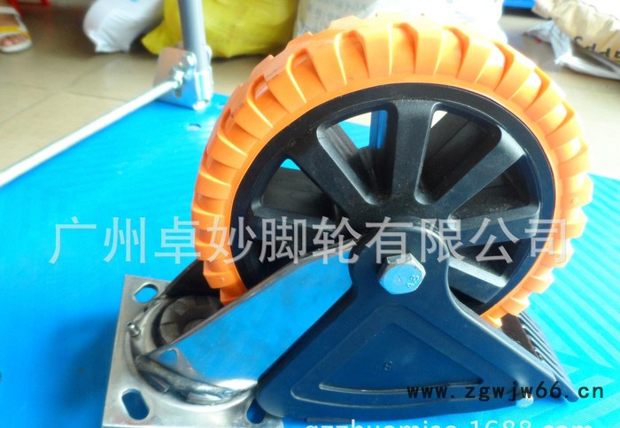 热卖中重型5寸6寸8寸正宗304不锈钢脚轮万向轮尼龙轮子带刹图3
