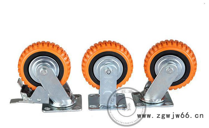 大量4寸5寸6寸8寸万向轮重型小推车小车轮子转椅轮子橡胶轮图3