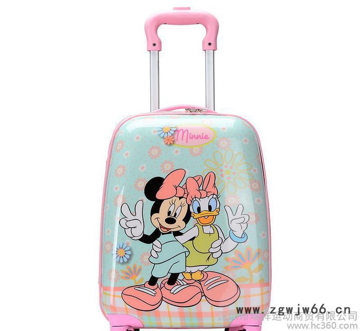 公主汽车儿童拉杆旅行箱18寸万向轮男女箱包行李箱登机箱图3