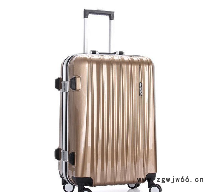 2016新款铝框拉杆箱万向轮pc旅行箱行李箱学生密码箱登机箱批发