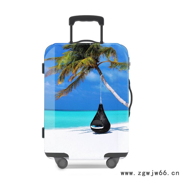 上海即印数码印刷定制时尚旅行20寸拉杆箱行李箱涂鸦轻便炫酷万向轮自定义定制图2