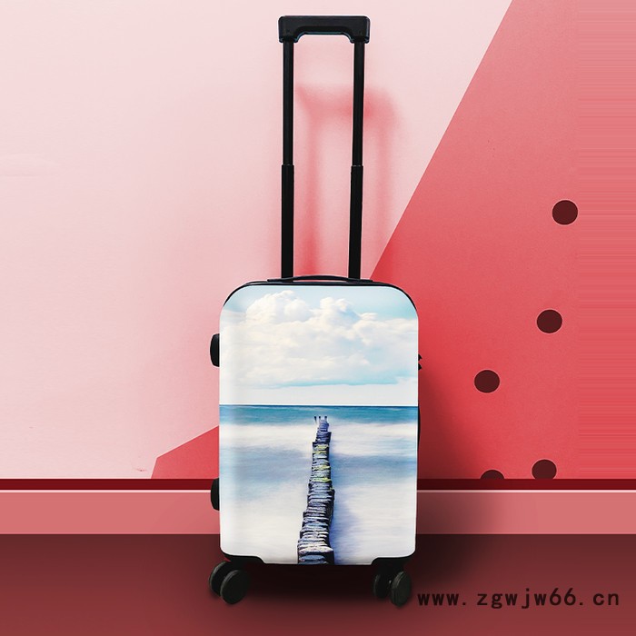 上海即印数码印刷定制时尚旅行20寸拉杆箱行李箱涂鸦轻便炫酷万向轮自定义定制图3