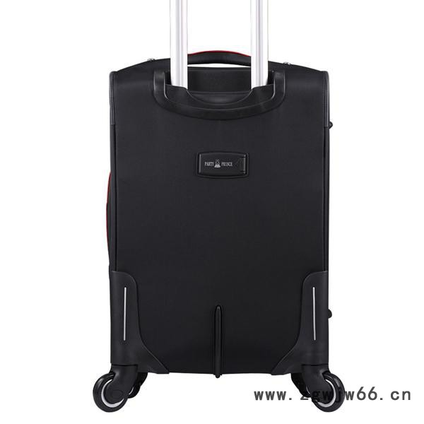 花花王子商务牛津布拉杆箱万向轮行李箱女帆布旅行箱20男箱子红色货号R60363图3