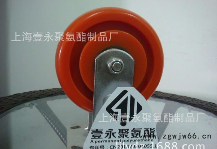 **6寸普通材质安全聚氨酯脚轮，万向轮，叉车轮图2