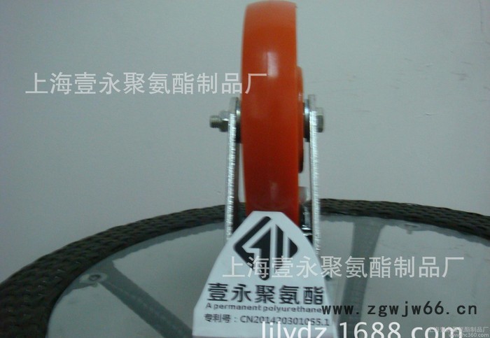 **8寸普通材质安全聚氨酯脚轮，万向轮，叉车轮图3