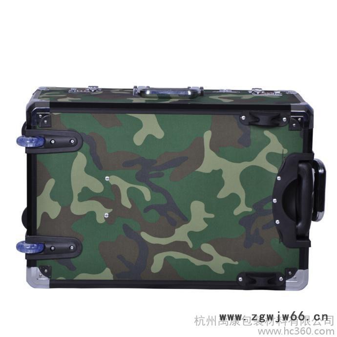 工厂迷彩布密码锁**行李拉杆箱 万向轮多功能防水防震防压图3
