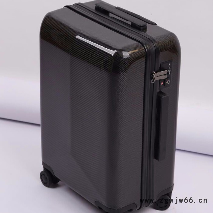 供应原装东丽进口3k 240g kabourni 20寸 碳纤维拉杆箱万向轮登机箱图4