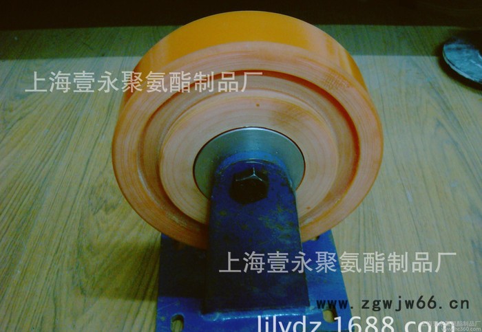 **10寸超重型聚氨酯安全预警轮，万向轮，叉车轮，载重轮图2