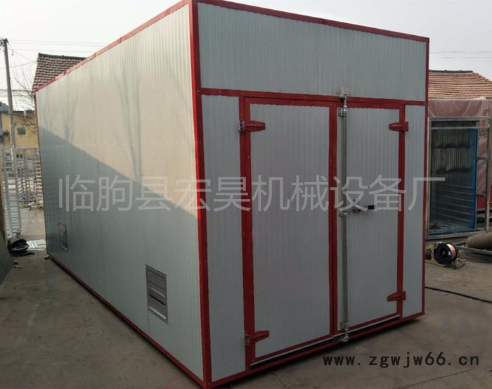 宏昊HH-600红枣烘干机专用万向轮货车货架  耐高温耐腐蚀循环轴流风机菊花干燥箱图3