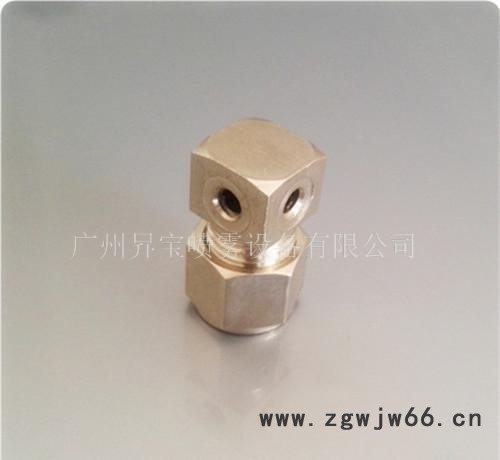 专业喷嘴制造 高压雾化系统配件 高压雾化喷嘴末端底座四头接图3