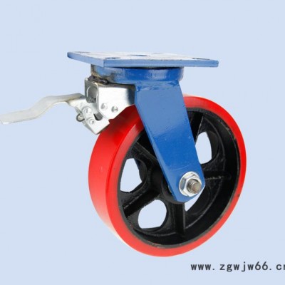 直销6寸8寸10寸12寸万向轮重型工业小推车小车轮子特价静音