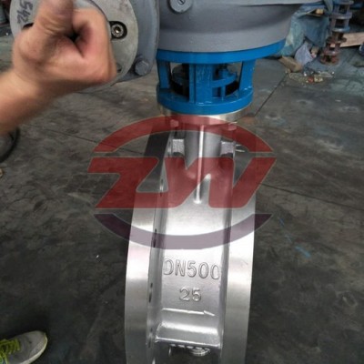 喷嘴蝶阀50-150-B02  316L 不锈钢印染厂蝶阀硬密封印染厂蝶阀