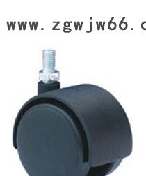 家具配件 平板定向轮 脚轮万向轮 内外牙螺母 三合一连接件图2