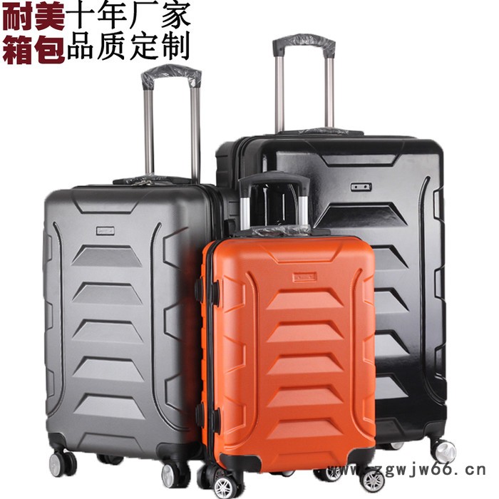 外贸行李箱abs拉杆箱20寸/24寸/28寸三件套旅行箱出口欧美登机超大旅行拉箱防水防盗托运箱包万向轮行李拉杆箱包厂家图2