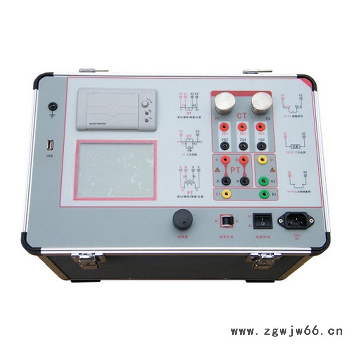 数字式毫秒计 双钳相位伏安表 电动机保护器校验仪 接线方法图2