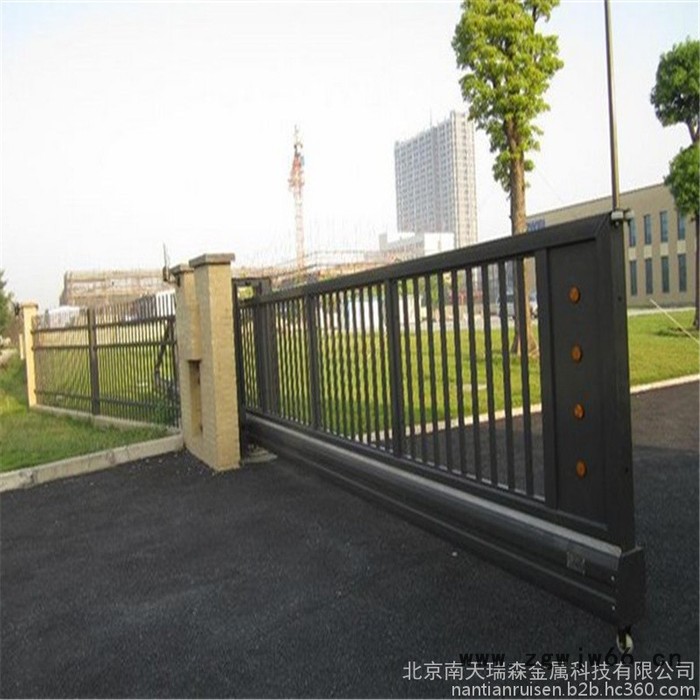 南天瑞森 无轨悬浮门厂家 供应 单位大门电动门价格 直线悬浮门 电动平开大门电动机 无轨悬浮折叠门图3