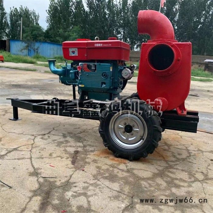 80吨柴油抽水泵 大流量防汛汽油抽水泵 电动机带3寸自吸泵图7