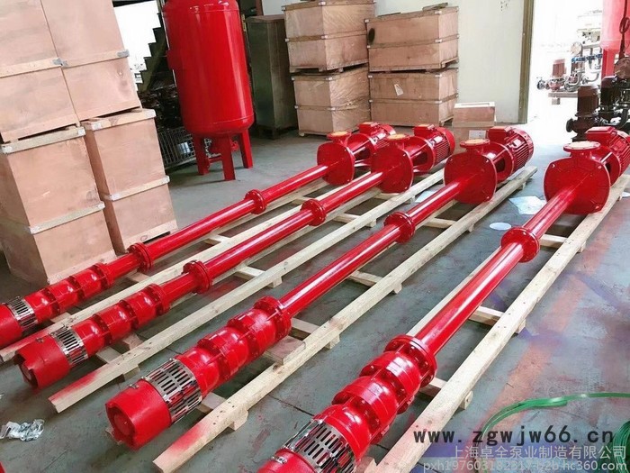 商洛长轴深井消防泵 卓全干式电动机消防泵 批发定制消防栓泵图5