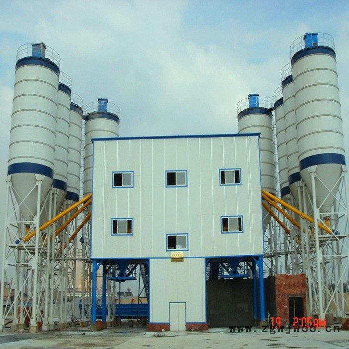 三强机械供应搅拌站电动机  移动式搅拌站 混凝土搅拌站资质 混凝土搅拌站生产厂家图7