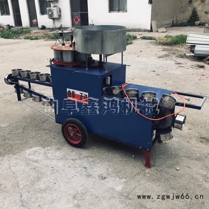 鑫鸿xh-zb-60 花土填盆电动装杯机220v电动机带制钵机西瓜黄瓜汽油压块机图7