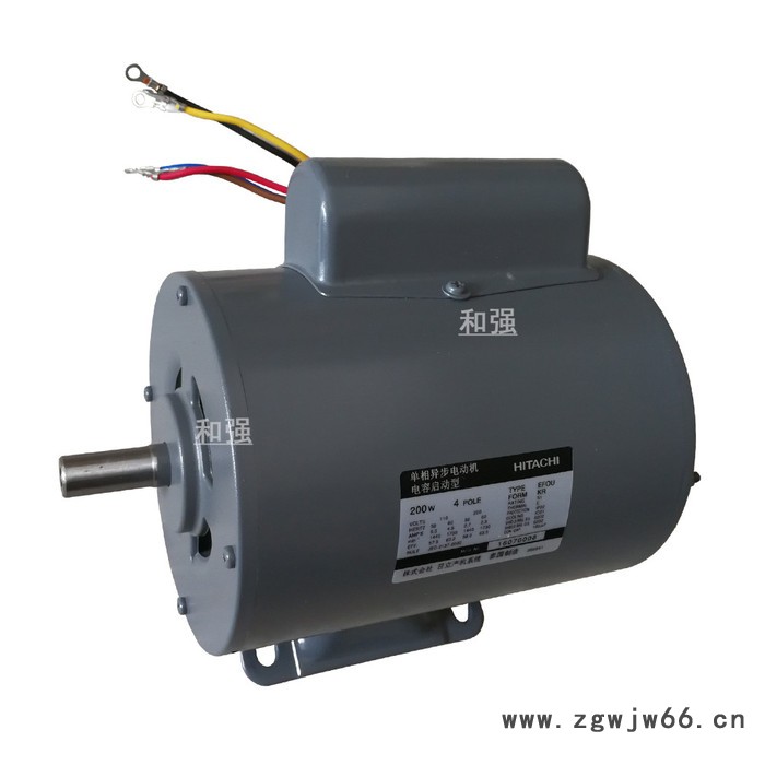 日立电动机马达EFOUP-KQ 1.1KW 4极 铝合金外壳 日立小型单相电机图5