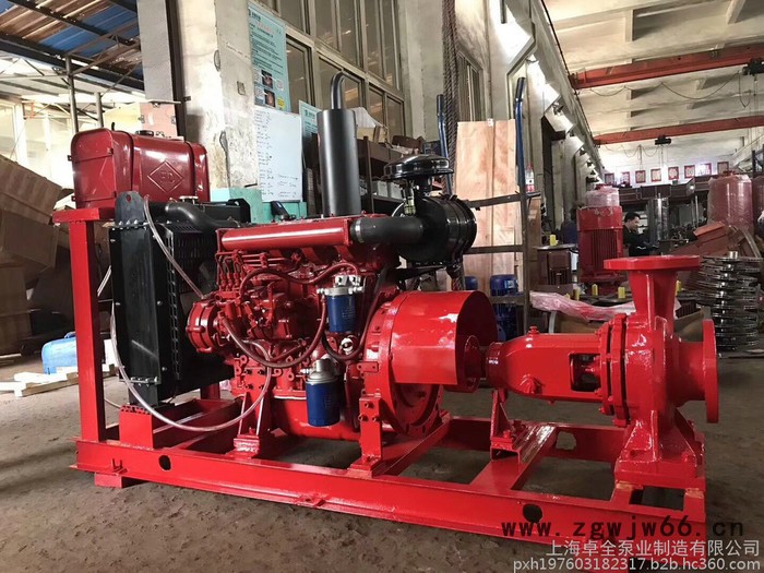 成都市长轴干轴消防泵 成都电动机轴流消防泵 卓全消防栓泵批发价格 高压消防栓泵图2