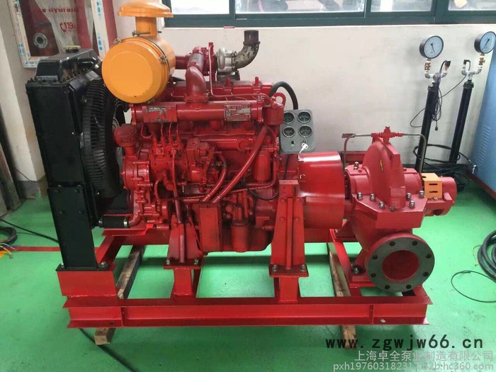 成都市长轴干轴消防泵 成都电动机轴流消防泵 卓全消防栓泵批发价格 高压消防栓泵图3
