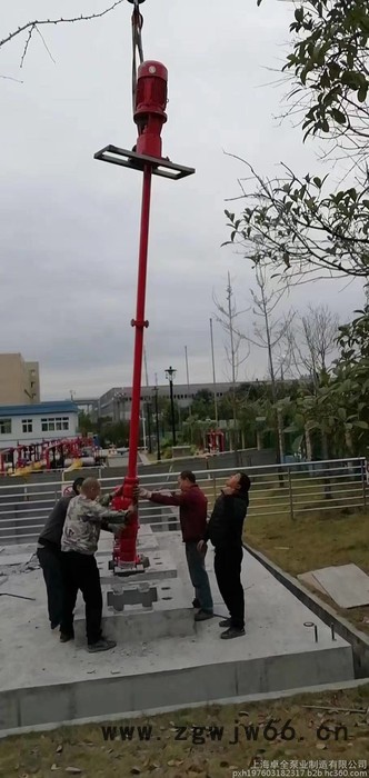 青岛长轴干轴消防泵 青岛市电动机轴流消防泵 批发CCCF深井泵价格图4