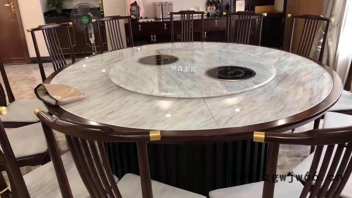 电动机芯 实木软包餐椅 酒店遥控餐台 贵州电动餐桌厂家图7